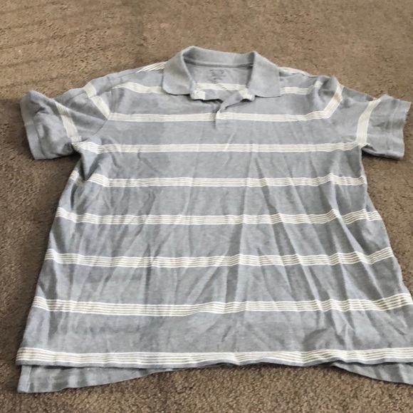 Gray polo short sleeve merino xl - Picture 1 of 2